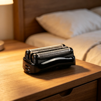 Tête de rasoir électrique étanche de remplacement compatible avec Braun série 3 21B, lame en maille à plaque soudée