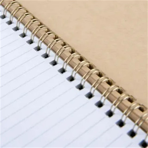 2 ~ 1 19.1mm <span class=keywords><strong>3</strong></span>/4 인치 더블 와이어-0 더블 루프 나선형 O 더블 루프 바인딩 와이어 트윈 링 루프 와이어 책 바인딩 - Product Image 5