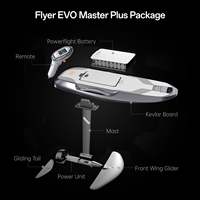 Planche hydrofoil électrique Waydoo EFoil 75L Flagship Flyer EVO Master Plus en fibre de carbone CNC haute performance, stock UE