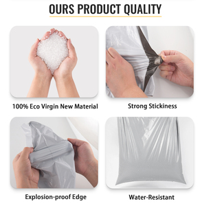 Sacs d'expédition personnalisés <span class=keywords><strong>pour</strong></span> vêtements, sacs d'expédition à base de plantes avec logo, <span class=keywords><strong>pochette</strong></span> d'expédition - Product Image 2
