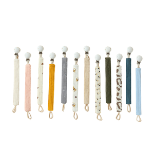 Vente en gros de pince-sucette pour bébé nouveau-né <span class=keywords><strong>attache</strong></span>-sucette en pur coton de haute qualité en <span class=keywords><strong>tissu</strong></span> anti-chute pour bébé - Product Image 1