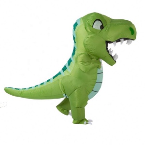 Costume gonflable pour adulte, drôle, <span class=keywords><strong>grand</strong></span> dinosaure vert T-<span class=keywords><strong>Rex</strong></span>, cosplay, combinaison intégrale, Halloween, fête de carnaval - Product Image 6