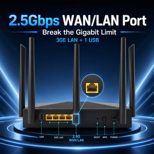 Router <span class=keywords><strong>WIFI</strong></span> 7 de Doble Banda Mikrotik <span class=keywords><strong>TP</strong></span> <span class=keywords><strong>Link</strong></span> Tenda Cisco Better Style, Router Inalámbrico OpenWrt BE3600 para el Hogar - Product Image 5