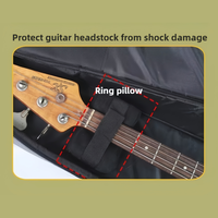 Jelo GC-1 Electric Guitar Protective Oxford Material Backpack Thickened Anti-Collision Case Instrument Bags
