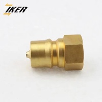 Raccord rapide hydraulique en laiton pour tuyau d'eau, pneumatique 3/4ZG KZD, pour arrosage haute pression