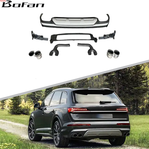 Disponible maintenant <span class=keywords><strong>2020</strong></span> + diffuseur arrière SQ7 en option argent et noir avec embouts pour <span class=keywords><strong>Audi</strong></span> <span class=keywords><strong>Q7</strong></span> <span class=keywords><strong>2020</strong></span> + - Product Image 1