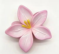 Épingle à cheveux en forme de fleur grande taille, style vacances à la plage, la plus vendue, avec crochet pour l'arrière de la tête