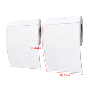 ฉลากจัดส่งแบบพิมพ์ความร้อนโดยตรง ขนาด 4x6 นิ้ว เป็นมิตรกับสิ่งแวดล้อม กันน้ำ ทนทาน ปรับแต่งได้ - Product Image 3