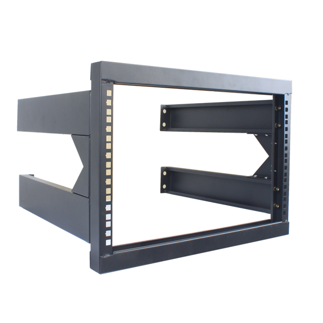 19 Inch Depth Adjustable Wall Mount Network Rack Cabinet Open