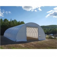 Tente de stockage en PVC robuste, imperméable, portable, garage en acier galvanisé, structure en tissu pour entrepôt industriel, certifiée CE