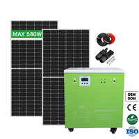Système solaire hors réseau 3KW prêt à l'emploi WON-W1-1AP3000W avec contrôleur MPPT, protection contre les surcharges, étanche IP54, pour bureau