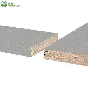 Portes d'armoires de cuisine modernes en peuplier écologiques, panneaux de placage en mélamine anti-corrosion de première qualité E1 - Product Image 3