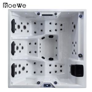 Bañera al aire libre con panel de control de marca, spa de hidromasaje al aire libre, bañera de hidromasaje acrílica - Product Image 2