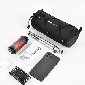 Bike Handlebar Bag Durable Waterproof Lightweight Adjustable Shoulder Strap for Road Mountain Bike <b>Cycling</b> Travel - Product Image 2