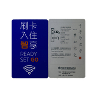 Llave de Hotel Rfid personalizada Kaba/saflok/onity/Miwa/V TARJETA DE Hotel para sistemas de bloqueo de V-ingcard
