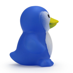 Phim Hoạt hình màu xanh cao su chim cánh cụt tắm đồ chơi pinchable động vật cho thời gian tắm vui vẻ - Product Image 3