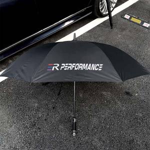 Parapluie pour cadeaux de voiture Conception droite plaquée argent en Fiber de carbone pour Rolls Royce Benz <span class=keywords><strong>Audi</strong></span> Golf 4S Store Utilisation commerciale - Product Image 3