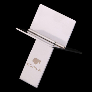 Le présentoir à cigares en acier inoxydable antirouille accepte les styles et les modèles personnalisés étagère créative de support de cigare en métal d'affaires - Product Image 4