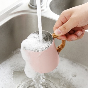 Jarra para Latte Art de 12 oz, Color Rosa, Jarra para Espumar Leche con Boquilla Redonda, Jarra para Espumar Leche para Espresso - Product Image 4