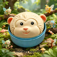 Nouveauté 2026 Jouets Fidget Squishy en Gros, en TPR, Licorne Arc-en-ciel, Animaux, Boulettes de Soupe Simulées, Boîte Fidget Anti-Stress Sensorielle