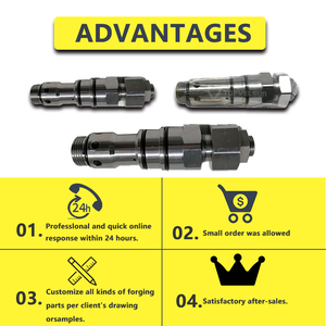 Válvula de Alivio 1195338 3100395 3100390 para Válvula de Control Principal, Accesorios para Excavadora E320D E322 <span class=keywords><strong>E321</strong></span> E325, Válvula de Alivio Principal - Product Image 5