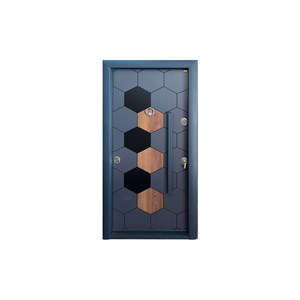 Puerta de Seguridad Estilo Turco SFA 025, Puerta de Entrada Comercial Antirrobo, Apertura Manual Plana, Color Personalizado - Product Image 5