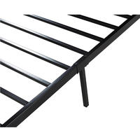 Vente en gros de meubles de maison au style moderne et dernier cri. Sommier simple en fer pour chambre à coucher. Tête de lit en mousse PU.