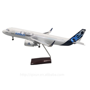 Новинка, подарки, 47 см, крупномасштабная модель самолета 1:80 A320 Neo с колесами - Product Image 3