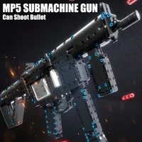TGL T2035 Militaire MP5 Mitraillette Gatling Mitrailleuse Technique Arme Briques Jouets Pour Enfants Garçons Ensembles de Blocs de Construction