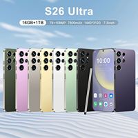 Smartphone S26 ULTRA 5G con CPU Deca-Core, Cámara Trasera de 108MP, Pantalla HD, Ofertas de Venta en Línea, Teléfono Móvil Tecno en Francés y Español