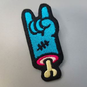 Wholesale Custom 3D <b>Embroidery</b> Patches with Metal & Felt Fabric Eco-Friendly Iron-On for Dad Trucker Hats - Product Image 3