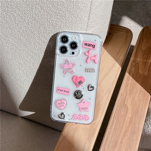 Custodia per Telefono Trasparente con Gocciolatore, Design Cartoon Pony Love Pink, Adatta per <span class=keywords><strong>iPhone</strong></span> 16 <span class=keywords><strong>Pro</strong></span> <span class=keywords><strong>Max</strong></span> 15 Plus, <span class=keywords><strong>Cover</strong></span> di Lusso in PC 17 <span class=keywords><strong>Pro</strong></span> - Product Image 2
