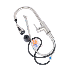 공장 공급 업체 핫 세일 스테인레스 스틸 싱크 믹서 탭 주방 수도꼭지 풀다운 분무기 - Product Image 5