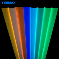 Ruban PVC Luminescent YEEMAX en Gros, Film Vinyle Réfléchissant Photoluminescent en Rouleau, Incassable pour Panneaux de Signalisation de Sécurité Routière
