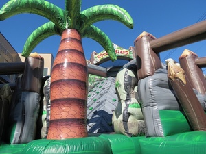 Trò Chơi Bơm Hơi Leo Núi Đảo Đá Trượt Ngoài Trời - Product Image 3