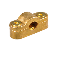 Pince de câble en cuivre de haute qualité bon prix pince de mise à la terre avec système de mesure de pouce de pince de selle en laiton