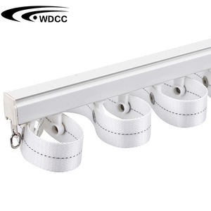 Ruban plissé blanc de haute qualité de 2,5 cm, longueur personnalisable pour rails de rideaux en forme de S, pour tringles à rideaux, rails et accessoires - Product Image 4