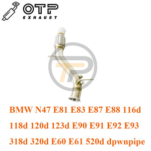 Tuyau d'échappement OTP pour BM * N47 E81 E83 <span class=keywords><strong>E87</strong></span> E88 <span class=keywords><strong>116d</strong></span> 118d 120d 123d E90 E91 E92 E93 318d 320d E60 E61 520d dpwnpipe - Product Image 4