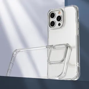 Premium Anti-yellowing Clear Phone Case For IPhone Shockproof Clear Hard Phone Case