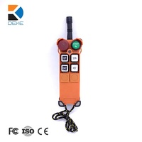 Télécommande industrielle étanche IP65 à 4 boutons avec portée de 100 m pour palan électrique F21-4S (pile AAA)