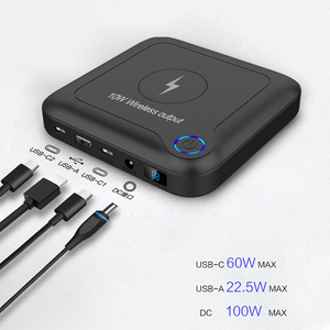 24000mAh de gran capacidad externa Universal estación de energía DC 20v 24v 100w al aire libre portátil Banco de la energía - Product Image 3