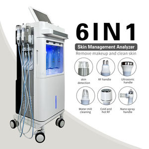 Nouvelle conception de machine de beauté faciale hydro, raffermissant la peau, rajeunissant la peau, anti-âge, lifting du visage, nettoyage en profondeur, analyseur de peau - Product Image 2