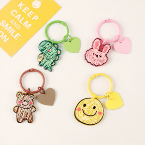 Ute tsartun พวงกุญแจตุ๊กตาหมีลายกระต่ายน่ารักพวงกุญแจซาร์มังกรปีศาจ - Product Image 1