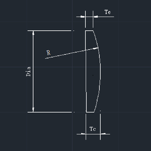 Lentille de collimation sphérique à lentille biconvexe au meilleur prix pour laser - Product Image 1