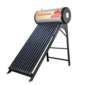 태양 KeymarkEN12976 시스템 인증서를 200L 통합 가압 열 파이프 태양열 온수기