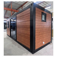 Prezzi Eccezionali Casa Container da 20 Piedi in Acciaio Resistente per Ufficio e Abitazione Monolocale, Adatta a Tutte le Stagioni, Resistente al Freddo e al Calore