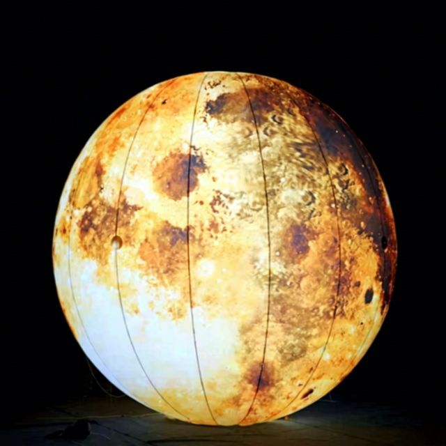 Pvc Advertising Balloons Giant Inflatable Ball for Parties and Events Led Lamp Inflatable Moon Planet Ball