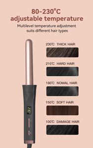 Bộ uốn tóc đa năng 8 trong 1 chuyên nghiệp, đầu uốn thay thế được, chất liệu gốm, đạt chuẩn ROHS - Product Image 6