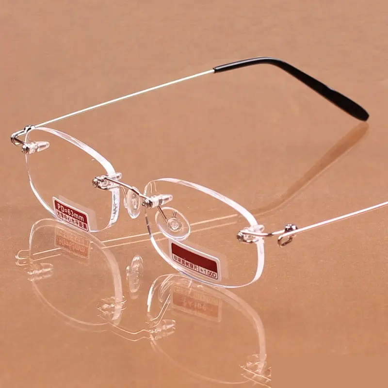 Óculos de leitura sem aro e com memória, óculos para leitura masculino e feminino, atacado, 2022