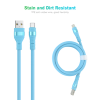 Cable USB Multifunción de Transferencia de Datos con Conector USB 3.0 y Micro USB Tipo-C y USB-A, Material TPE, Conductor de Cobre Puro, PD60W